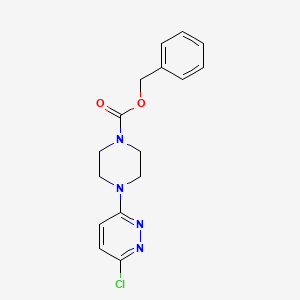 molecular formula C16H17ClN4O2 B13495106 Benzyl 4-(6-chloropyridazin-3-yl)piperazine-1-carboxylate 
