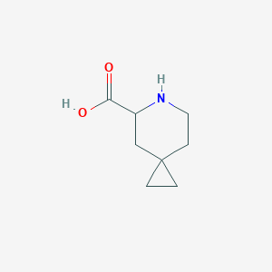 molecular formula C8H13NO2 B13495126 6-Azaspiro[2.5]octane-5-carboxylic acid 