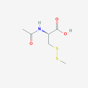 molecular formula C6H11NO3S2 B13495130 N-Acetyl-3-(methyldisulfanyl)-L-alanine CAS No. 59901-94-9