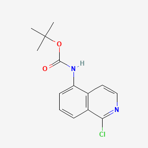 molecular formula C14H15ClN2O2 B13495347 tert-Butyl (1-chloroisoquinolin-5-yl)carbamate 