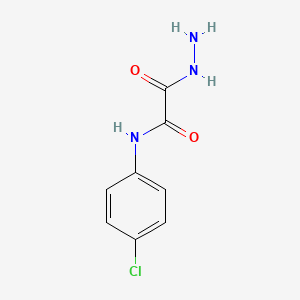 molecular formula C8H8ClN3O2 B1349535 N-(4-chlorophenyl)-2-hydrazino-2-oxoacetamide CAS No. 53117-27-4