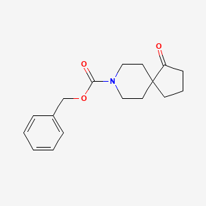 molecular formula C17H21NO3 B13495396 8-Cbz-8-azaspiro[4.5]decan-1-one 
