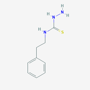 molecular formula C9H13N3S B1349548 N-(2-Phenylethyl)hydrazinecarbothioamide CAS No. 21198-23-2