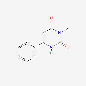 molecular formula C11H10N2O2 B1349550 3-methyl-6-phenylpyrimidine-2,4(1H,3H)-dione CAS No. 61736-36-5