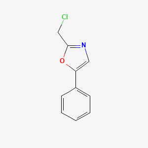 molecular formula C10H8ClNO B1349552 2-(氯甲基)-5-苯基-1,3-噁唑 CAS No. 64640-13-7