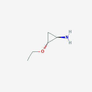 molecular formula C5H11NO B13495638 (1R,2R)-2-Ethoxycyclopropan-1-amine 