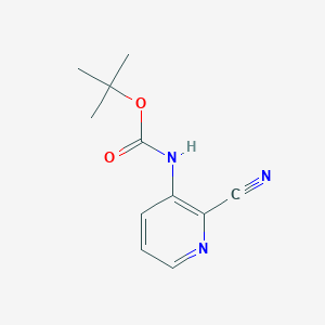 molecular formula C11H13N3O2 B13495687 tert-Butyl (2-cyanopyridin-3-yl)carbamate CAS No. 887579-88-6