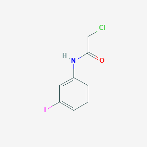 molecular formula C8H7ClINO B1349570 2-chloro-N-(3-iodophenyl)acetamide CAS No. 2564-01-4