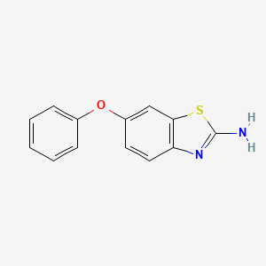 molecular formula C13H10N2OS B1349573 6-Phenoxybenzo[d]thiazol-2-amine CAS No. 65948-19-8