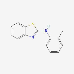 molecular formula C14H12N2S B1349583 苯并噻唑-2-基-o-甲苯胺 CAS No. 25717-12-8