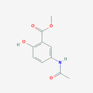 molecular formula C10H11NO4 B1349585 Methyl 5-acetamido-2-hydroxybenzoate CAS No. 81887-68-5