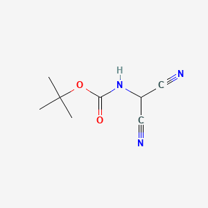 molecular formula C8H11N3O2 B13495946 tert-Butyl (dicyanomethyl)carbamate 