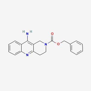 molecular formula C20H19N3O2 B13495960 benzyl 10-amino-1H,2H,3H,4H-benzo[b]1,6-naphthyridine-2-carboxylate 