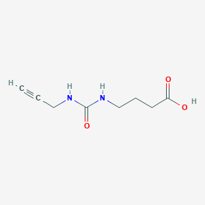 molecular formula C8H12N2O3 B13495966 4-{[(Prop-2-yn-1-yl)carbamoyl]amino}butanoic acid 