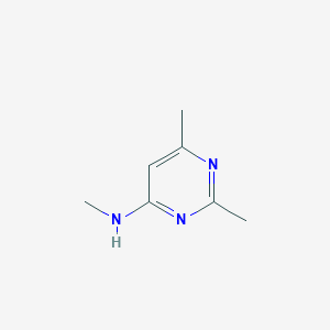 molecular formula C7H11N3 B13495967 N,2,6-Trimethylpyrimidin-4-amine CAS No. 5177-04-8