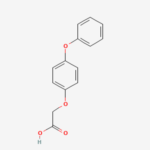 molecular formula C14H12O4 B1349600 2-(4-Phenoxyphenoxy)acetic acid CAS No. 38559-90-9