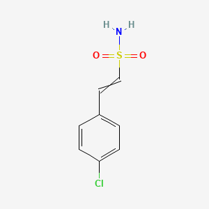 molecular formula C8H8ClNO2S B13496041 (1E)-2-(4-Chlorophenyl)ethenesulfonamide CAS No. 64984-11-8