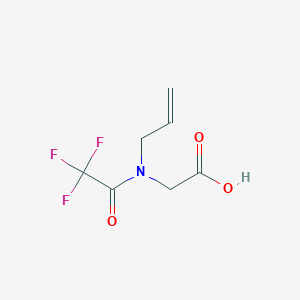 molecular formula C7H8F3NO3 B13496055 n-Allyl-n-(2,2,2-trifluoroacetyl)glycine 