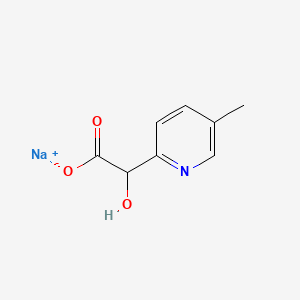 molecular formula C8H8NNaO3 B13496056 Sodium 2-hydroxy-2-(5-methylpyridin-2-yl)acetate 