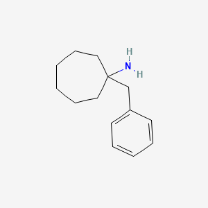 molecular formula C14H21N B13496092 1-Benzylcycloheptan-1-amine 