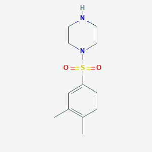 molecular formula C12H18N2O2S B1349610 1-[(3,4-二甲基苯基)磺酰基]哌嗪 CAS No. 524711-31-7