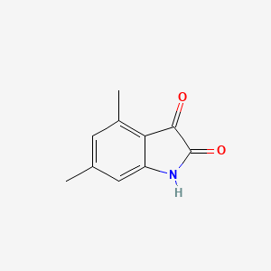 molecular formula C10H9NO2 B1349613 4,6-dimethyl-1H-indole-2,3-dione CAS No. 49820-06-6