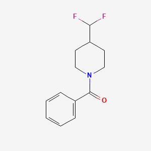 molecular formula C13H15F2NO B13496327 1-Benzoyl-4-(difluoromethyl)piperidine 