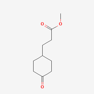 molecular formula C10H16O3 B13496332 Methyl 3-(4-oxocyclohexyl)propanoate 