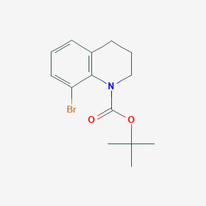 molecular formula C14H18BrNO2 B13496489 tert-Butyl 8-bromo-3,4-dihydroquinoline-1(2H)-carboxylate 