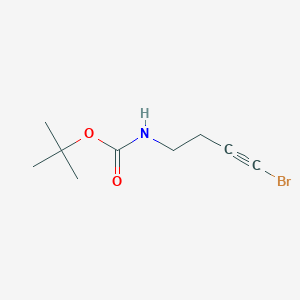molecular formula C9H14BrNO2 B13496538 Tert-butyl (4-bromobut-3-yn-1-yl)carbamate 
