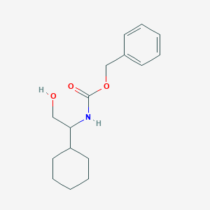 molecular formula C16H23NO3 B13496576 benzyl (R)-(1-cyclohexyl-2-hydroxyethyl)carbamate 