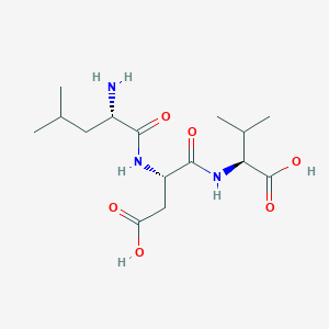 B134966 Leucyl-aspartyl-valine CAS No. 125850-12-6