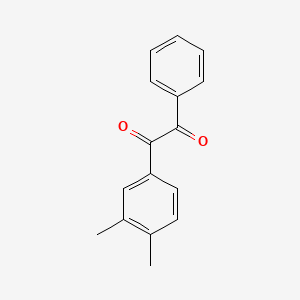 molecular formula C16H14O2 B1349663 1-(3,4-Dimethylphenyl)-2-phenylethane-1,2-dione CAS No. 59411-15-3