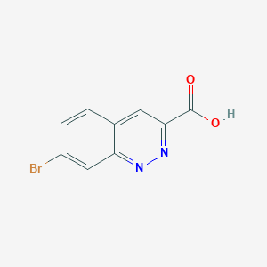 molecular formula C9H5BrN2O2 B13496635 7-Bromocinnoline-3-carboxylic acid 