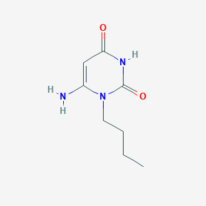 molecular formula C8H13N3O2 B1349664 6-Amino-1-butyl-1H-pyrimidine-2,4-dione CAS No. 53681-49-5