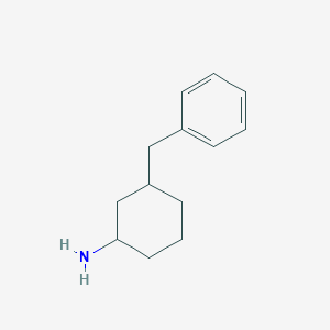 molecular formula C13H19N B13496649 3-Benzylcyclohexanamine 