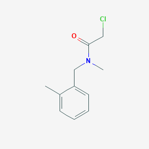 molecular formula C11H14ClNO B1349684 2-chloro-N-methyl-N-(2-methylbenzyl)acetamide CAS No. 851175-23-0