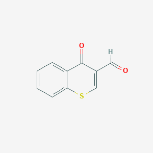 molecular formula C10H6O2S B13496840 4-Oxo-4H-thiochromene-3-carbaldehyde 