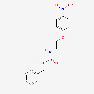 molecular formula C16H16N2O5 B13496907 Benzyl (2-(4-nitrophenoxy)ethyl)carbamate 