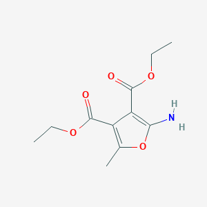 molecular formula C11H15NO5 B1349692 Diethyl 2-amino-5-methylfuran-3,4-dicarboxylate CAS No. 91248-60-1