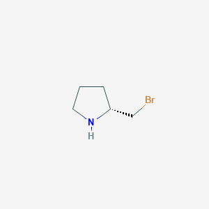 molecular formula C5H10BrN B13496976 (2R)-2-(bromomethyl)pyrrolidine 