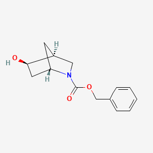 molecular formula C14H17NO3 B13497000 Benzyl exo-5-hydroxy-2-azabicyclo[2.2.1]heptane-2-carboxylate 