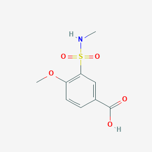molecular formula C9H11NO5S B1349705 4-甲氧基-3-(甲磺酰基)苯甲酸 CAS No. 576169-99-8
