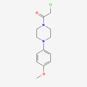 molecular formula C13H17ClN2O2 B1349708 2-Chloro-1-[4-(4-methoxy-phenyl)-piperazin-1-yl]-ethanone CAS No. 92513-17-2
