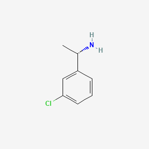 molecular formula C8H10ClN B1349709 (S)-1-(3-chlorophenyl)ethanamine CAS No. 68297-62-1