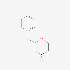 molecular formula C11H15NO B134971 2-Benzylmorpholine CAS No. 131887-48-4