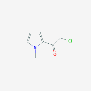 molecular formula C7H8ClNO B1349710 2-Chloro-1-(1-methyl-1H-pyrrol-2-yl)-ethanone CAS No. 23694-02-2