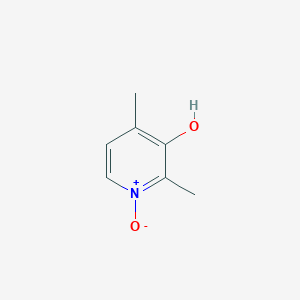 molecular formula C7H9NO2 B134972 2,4-dimethyl-3-hydroxypyridine N-oxide CAS No. 143509-33-5