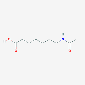 molecular formula C9H17NO3 B13497213 7-Acetamidoheptanoic acid 