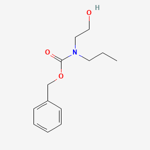 molecular formula C13H19NO3 B13497304 Benzyl (2-hydroxyethyl)(propyl)carbamate 